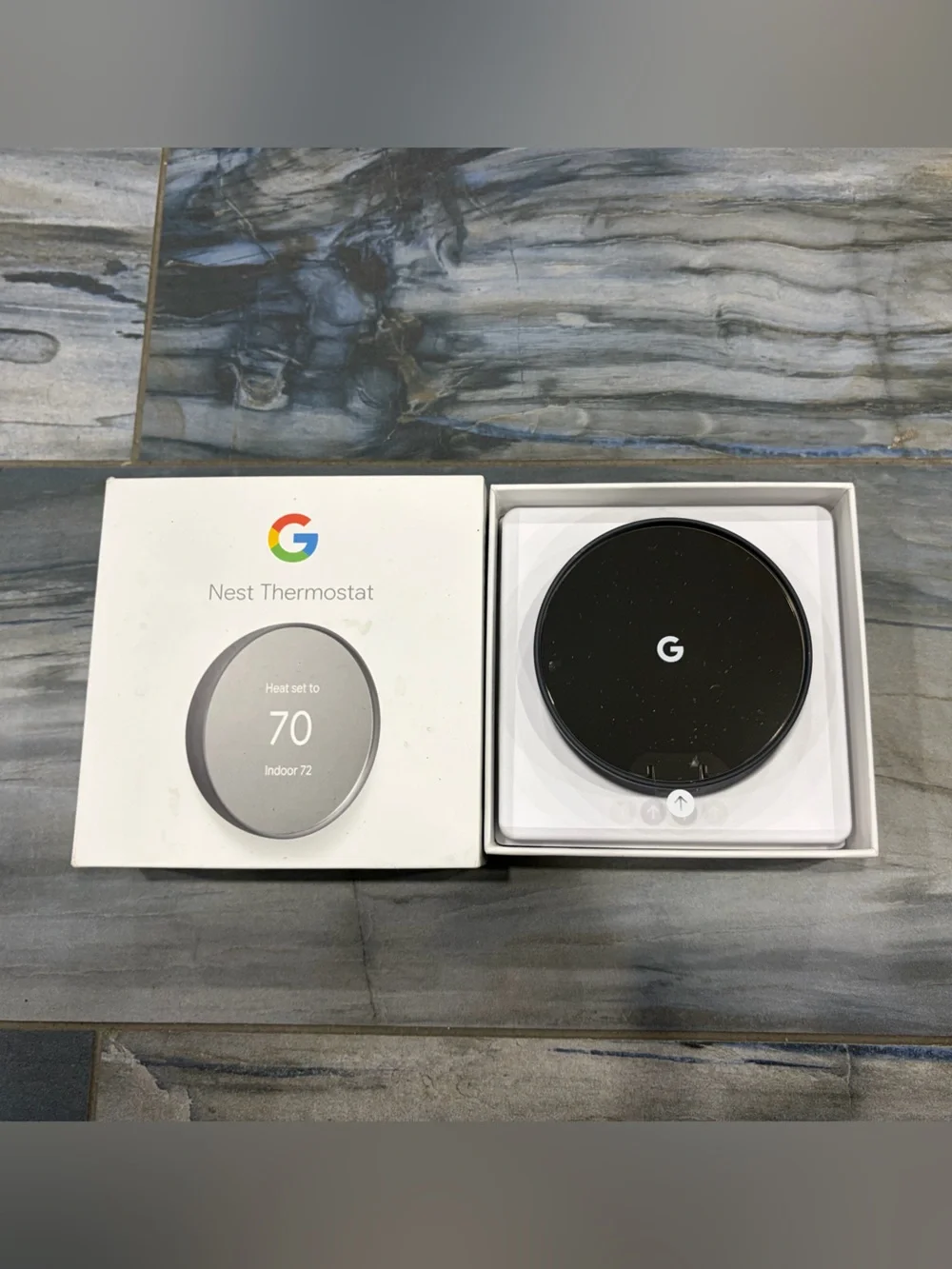 Google - Nest Thermostat - Programmable Wi-Fi Smart Thermostat